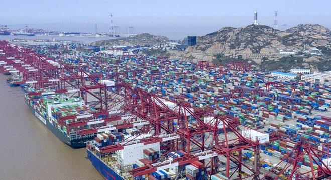 China’s Container Trade Surges as Two Ports Set New Record Totaling 90M TEU